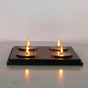 สินค้าขายดี ไฟ LED โคมไฟทรงลูกบาศก์แก้ว ขนาด 20*20*15 ซม. สำหรับตกแต่งบ้าน ห้องนั่งเล่น - Product Image 4