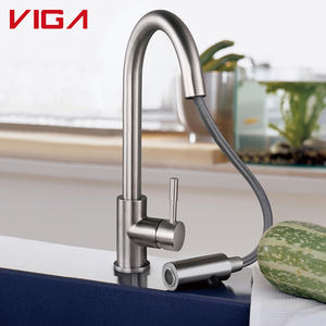 Grifo <span class=keywords><strong>de</strong></span> Cocina Moderno <span class=keywords><strong>de</strong></span> una Sola Palanca con Rociador Extraíble, <span class=keywords><strong>Manguera</strong></span> Móvil <span class=keywords><strong>de</strong></span> Acero Inoxidable - Product Image 2