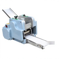 Machine commerciale manuelle pour la fabrication de feuilles de raviolis; Petite machine domestique pour la fabrication de feuilles de wontons avec moules interchangeables, garantie d'un an