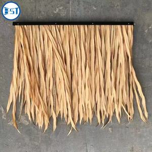 <span class=keywords><strong>Moins</strong></span> cher Simulation synthétique artificielle en plastique Tiki palmier paille chaume toit feuille tuile PE PVC pour <span class=keywords><strong>couverture</strong></span> plage parapluie Cottage - Product Image 2