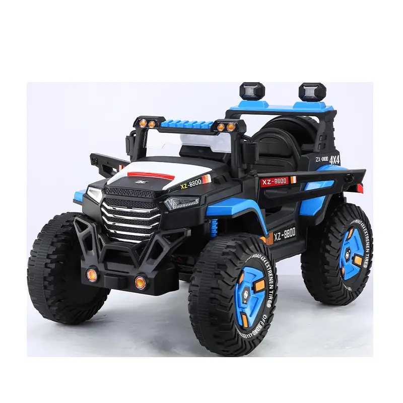 Ô tô bốn bánh off-road trẻ em điện điều khiển từ xa Xe đồ chơi có thể ngồi cô bé nam đôi lái xe đẩy em bé