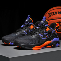 Chaussures de sport décontractées respirantes antidérapantes tendance en vente chaude, grande taille, légères, de haute qualité, chaussures de basket-ball pour hommes, taille 48