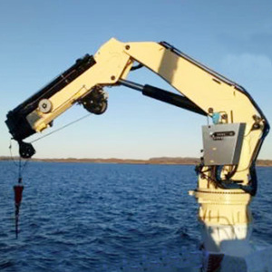 선박 갑판용 해양 너클 붐 크레인 유압식 접이식 암 크레인 - Product Image 1