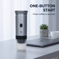Mini machine à café, machine à expresso portable, trois-en-un pour café moulu et capsules de différentes tailles