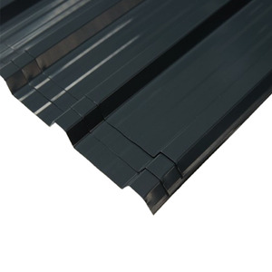 Verzinkte gewellte trapezförmige Metalldach bahnen 1080*450mm Dicke 0,25mm 0,3mm schwarz <span class=keywords><strong>grau</strong></span> grüne Dachplatten - Product Image 3