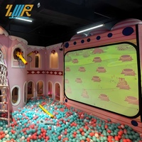 Mur interactif pour enfants : Jeu de projection murale pour centre commercial, jeu de frappe de ballon à réponse rapide pour enfants