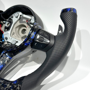 Volant en fibre de carbone forgé style <span class=keywords><strong>F1</strong></span> pour BMW M3 M5 Série 1 Série 2 Série 3 Série 5 Série 6 Série F Série <span class=keywords><strong>7</strong></span> - Product Image 2
