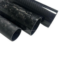 Tube en fibre de carbone 3K de haute qualité, personnalisé, résistant à la chaleur, enroulé, haute résistance, léger, pour hélicoptères DIY, directement de l'usine