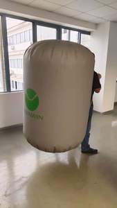 Sac de stockage de biogaz portable de 0,5 m3, 1 m3, 2 m3, 5 m3, 10 m3, sacs de type <span class=keywords><strong>ballon</strong></span>, réservoir - Product Image 6