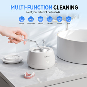 OEM IPX7 Su Geçirmez Çok Fonksiyonlu Ultrasonik UV Diş Temizleyici 200ml Paslanmaz Çelik Tanklı Elektrikli Güç Kaynağı Araç İçi ve Ev Kullanımı - Product Image 5