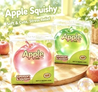 Nouveau jouet anti-stress Vaseline Fruit Squishy en TPR, pomme maltose, pour soulager l'anxiété et la colère, à partir de 14 ans