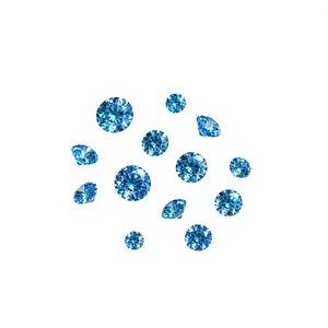 Diamantes Sueltos Cultivados en Laboratorio, Redondos, Azules, Certificados por IGI, Diamantes CVD de 0.10 a 0.70 CT para Anillos, Aretes y Pulseras Personalizados - Product Image 4