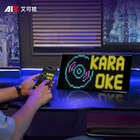 Accesorios para Automóviles, Panel de Píxeles LED Matrix, Control Remoto RGB Programable, Luces Indicadoras de Ojos de Demonio, Luces LED para Camiones