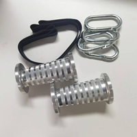 Poignées de tirage en alliage d'aluminium pour biceps et triceps, accessoire professionnel d'entraînement des bras
