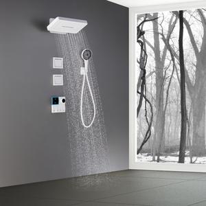 Cabezal <span class=keywords><strong>de</strong></span> ducha <span class=keywords><strong>de</strong></span> <span class=keywords><strong>cascada</strong></span> oculto montado en <span class=keywords><strong>la</strong></span> pared, pantalla Digital oculta integrada <span class=keywords><strong>de</strong></span> latón, ducha <span class=keywords><strong>de</strong></span> temperatura constante termoplástica - Product Image 4