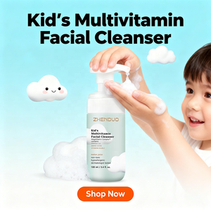 Limpiador <span class=keywords><strong>Facial</strong></span> Infantil 2026 Nuevo OEM de Marca Privada, Espuma Suave con Complejo MegaVitamínico, Probado por Dermatólogos, con Omega 3,6 y Aminoácidos - Product Image 4