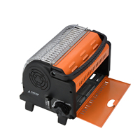Chauffe-tente extérieur STARCAMP 1700W, chauffage au gaz butane portable pour le camping