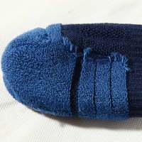 Chaussettes de sport en laine mérinos pour le ski d'hiver, hauteur genou, antibactériennes, technologie jacquard, tricotées, respirantes, coussin épais, séchage rapide