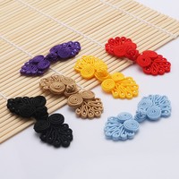 Boutons grenouille à nœud chinois à dos plat, tendance, fabriqués à la main pour Cheongsam et costumes anciens, directement de l'usine