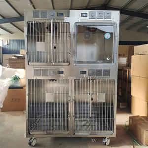 Luxus Edelstahl Veterinär Tier käfig Katze Hund Zwinger Käfig Modulare Tierarzt Haustier käfige für Tierhandlung - Product Image 6