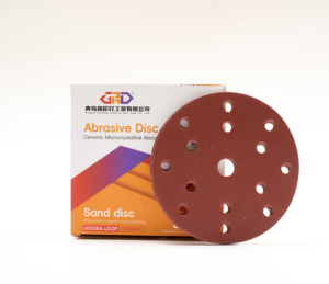Disco abrasivo Folhas de Lixa Vermelha 60-800 Gris Ferramenta Abrasiva Sandpapaer Disco Abrasivo - Product Image 6