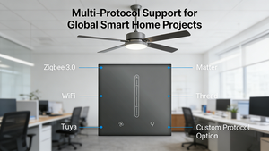 Interrupteur de ventilateur de plafond avec bouton de réglage pour un contrôle de vitesse personnalisé 110-250V AC pour ventilateurs de ventilation domestiques et de bureau - Product Image 6