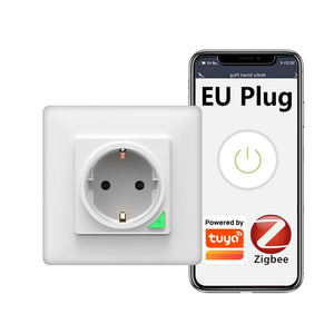 ZB-EU86 Tuya Zigbee สวิตช์ไฟติดผนังอัจฉริยะ ปลั๊กไฟแบบถอดได้ ควบคุมผ่านแอพไร้สาย สวิตช์ปลั๊กไฟแบบ EU รองรับ Alexa และ Google Home - Product Image 1