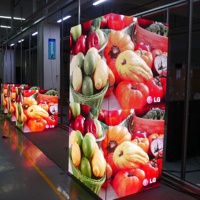 P2.5 Indoor Digital Signage SMD rechteckiges Panel 90-Grad-Werbe-LED-Anzeige