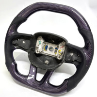 Volant en fibre de carbone véritable de haute qualité pour Dodge Charger Challenger Hellcat Durango SRT RT GT, pièces de rechange automobiles