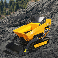 Prix d'usine 400kg 500kg Mini-dumper sur chenilles hydraulique