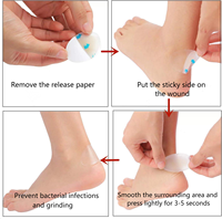 Patch hydratant réparateur pour talons gercés et fendillés à base d'extraits naturels, soulagement de la douleur, soin anti-dessèchement des pieds pour femmes et hommes