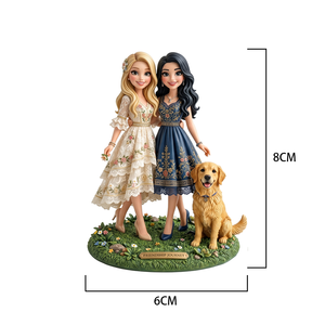 Estatua de Dibujos Animados Personalizada, Figura de Princesa Bonita para Decoración, Regalo, Escultura de Personaje de Dibujos Animados, Pequeña Decoración de Mesa, Recuerdos - Product Image 4