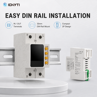 Protecteur de tension et de courant monophasé automatique, régulateur SVC, stabilisateur de tension 220V 40A 63A 80A pour appareils électroménagers