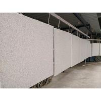 Revêtement en aluminium à texture de pierre imitation, panneau de façade en aluminium anti-corrosion pour projet de construction commerciale