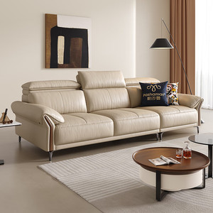 도매 가죽 소파 모더노스 다크 브라운 소파 모양 세트 홈 가구 소파 세트 떠나는 방 가죽 안락 의자 - Product Image 2