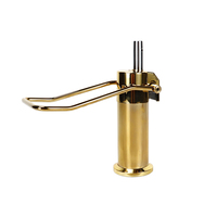 Pièces de rechange pour fauteuil de barbier, pompe hydraulique couleur or style spécial avec fonction de réglage en hauteur