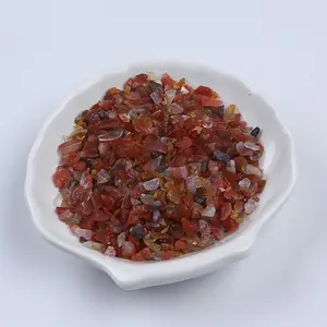 Frantumazione di perle di pietra preziosa di cristallo di roccia schiacciata naturale multicolore 2x8mm