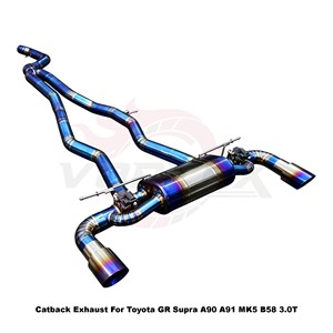 Sistema de Escape Catback con Válvulas Vortex Blue Titanium para Toyota GR Supra A90 A91 MK5 B58 3.0T 2019-2025, Kits de Ajuste Directo - Product Image 2