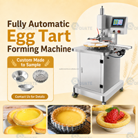 Machine automatique de formage de tartelettes aux œufs en acier inoxydable pour cuisine centralisée, avec moule personnalisé pour la pressage de pâte et la fabrication de gobelets en papier et en aluminium