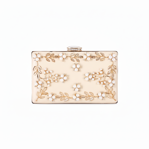 Bolso de mano de piel de cocodrilo roja de moda para mujer, bolso de noche de piel de cocodrilo de lujo, bolso de vestir de piel - Product Image 1