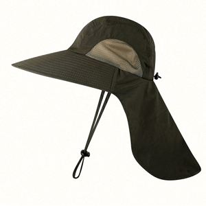 Outdoor Fashion <b>Sunscreen</b> Hat Women's Hat Neck Covering Fisherman Hat - Product Image 5
