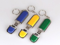 Mise à jour LEATHER USB 2.0 FLASH DRIVER 8GB Leather USB Flash Memory Stick 8gb pen drive Leather Buckle Shape USB Flash Drive
