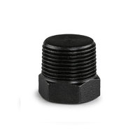 Raccords forgés haute pression en acier au carbone, filetage mâle NPT/BSPT, bouchons hexagonaux forgés B16.11