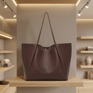 Bolso de Hombro Cruzado de Lujo para Mujer, de Cuero Genuino, Duradero, Ecológico, Gran Capacidad, Impermeable, con Cierre de Cremallera - Product Image 2