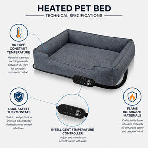 ZT Electric Heated Pet <b>Bed</b> Mat Autumn Winter Warming Heating Pad for Small Dogs Cats Sleeping <b>Nest</b> Pet Supplies - Product Image 3
