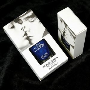 Fast Delivery Embossed <b>Window</b> Nail Polish Box OEM Textured White Cardstock Display Packaging for Varnish - Product Image 2