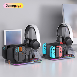 Base de carga X PG‑SW2065 para Switch Switch2, ventilador de refrigeración RGB, cargador Joy‑Con, soporte de almacenamiento para tarjetas de juego y auriculares - Product Image 1