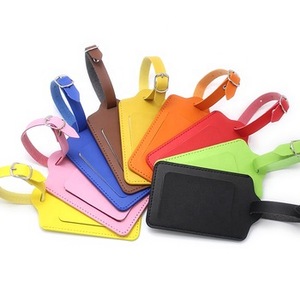 Porte-étiquette de bagage personnalisé en cuir PU pour sac à main - Product Image 1