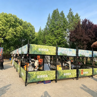 Andamio Layher de Fácil Montaje, Personalizado por el Fabricante, para Puestos de Comida, Carpas de Comida, Puestos de Calle