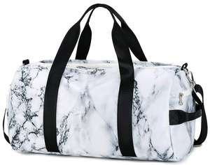 Marble Texture Pattern Unisex <b>Sport</b> Bag Print on Demand Drop Shipping Casual Travel Bag Stylish Durable <b>Luggage</b> Bag for Mans - Product Image 3